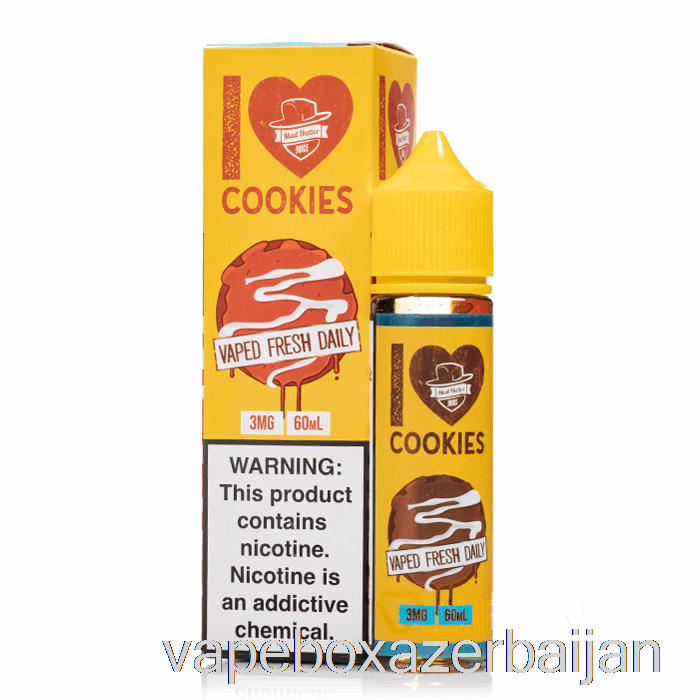 Vape Box Azerbaijan I Love Cookies - Mad Hatter Juice - 60mL 0mg